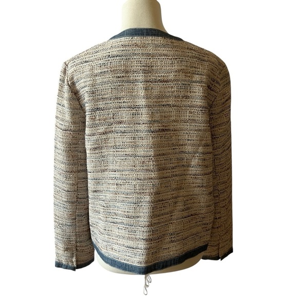 J MCLAUGHLIN THERESE BLAZER JACKET TWEED RARE CORPCORE CAREER SOPHISTICATED M - Picture 5 of 12